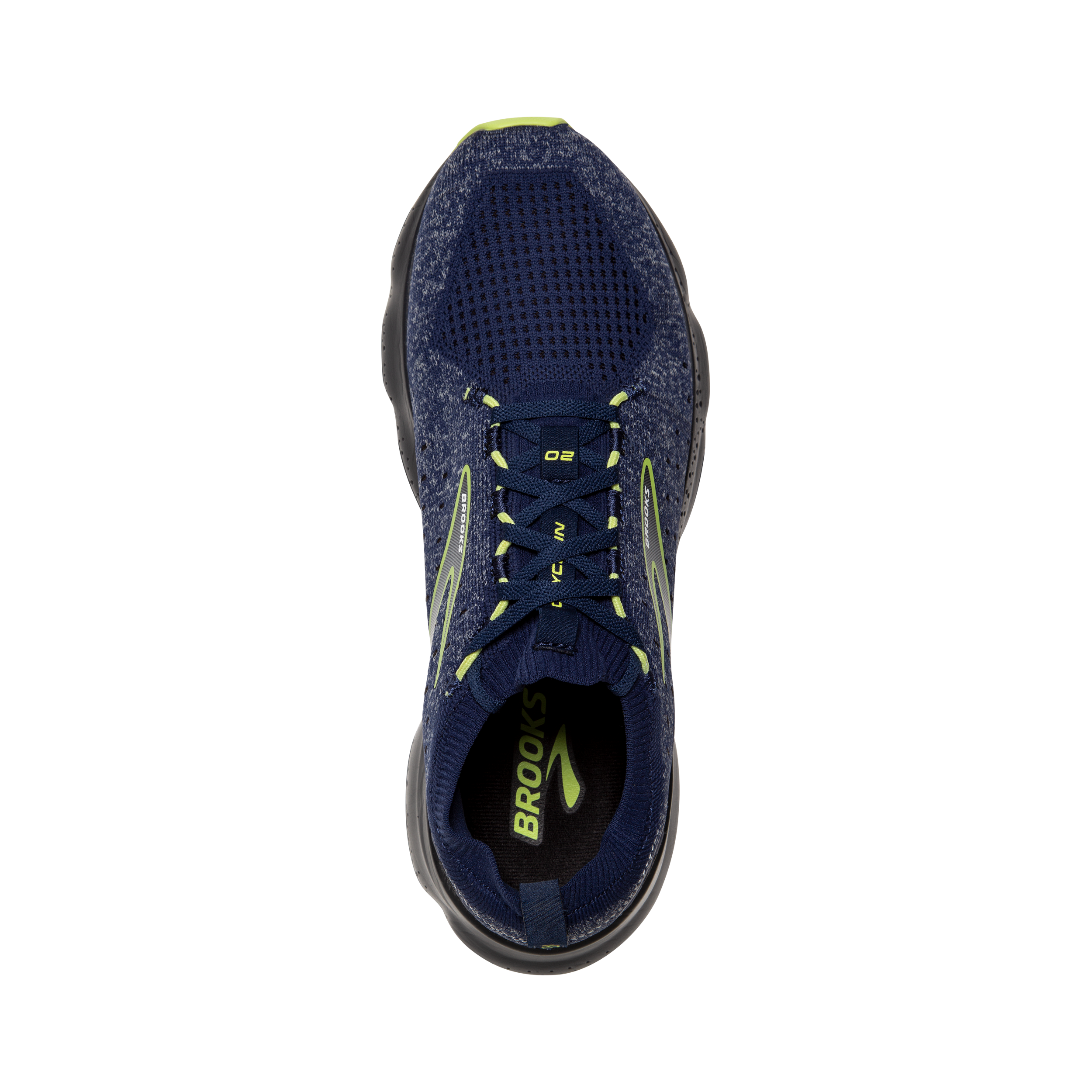 Brooks Glycerin StealthFit 20 Men Size 10.5 D Gray Blue Running Shoe 1103841D081 Brooks Glycerin Stealthfit GTS 20 | 2023 Cushioned Running Shoes main image 3