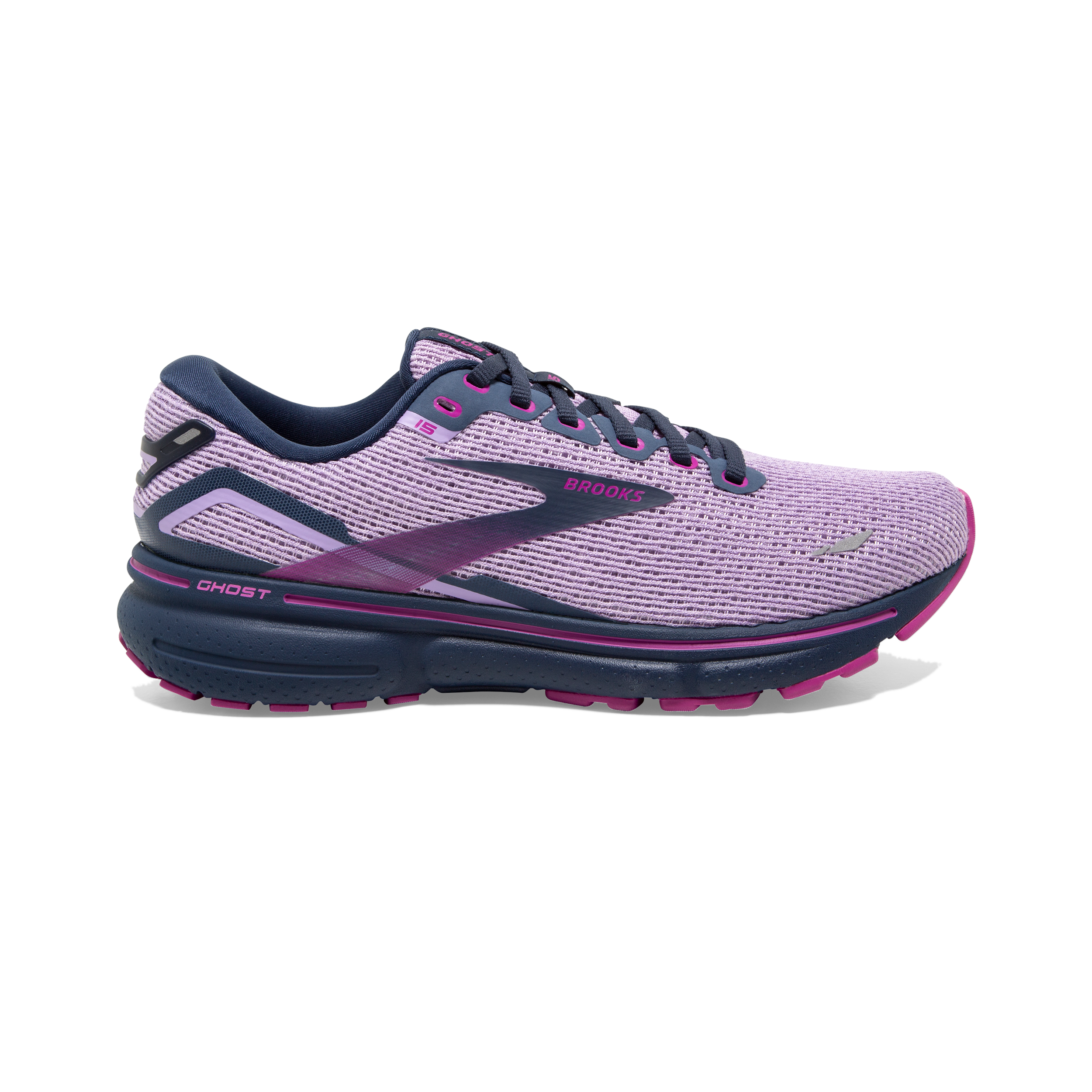 Brooks WOMEN'S GHOST 15 Rhapsody/Dress Blue/Viola