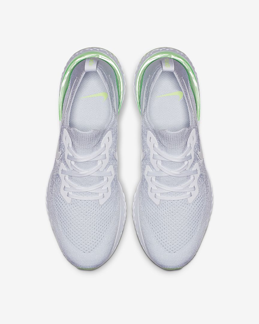 Men's epic react flyknit 2 shoe - white/white-lime blast hotsell