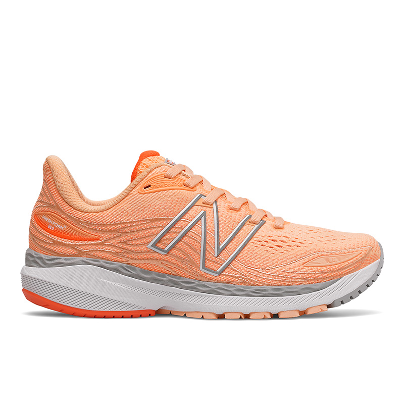 New Balance Fresh Foam X 860 V12 Running Shoes Men\'s Size 11‎ Orange Gray New Balance Fresh Foam 860v12 White Vibrant Orange for Sale  main image 4