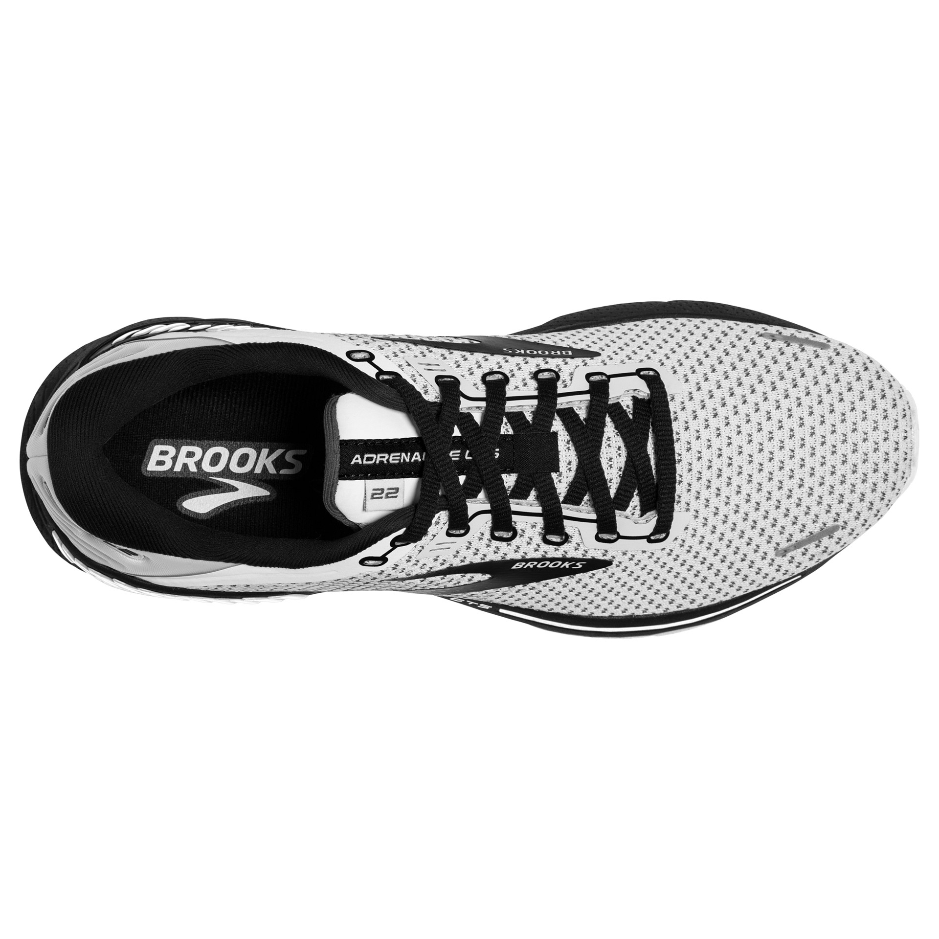 Brooks Adrenaline GTS Men\'s Running Shoes - Black & White BROOKS Men main image 3