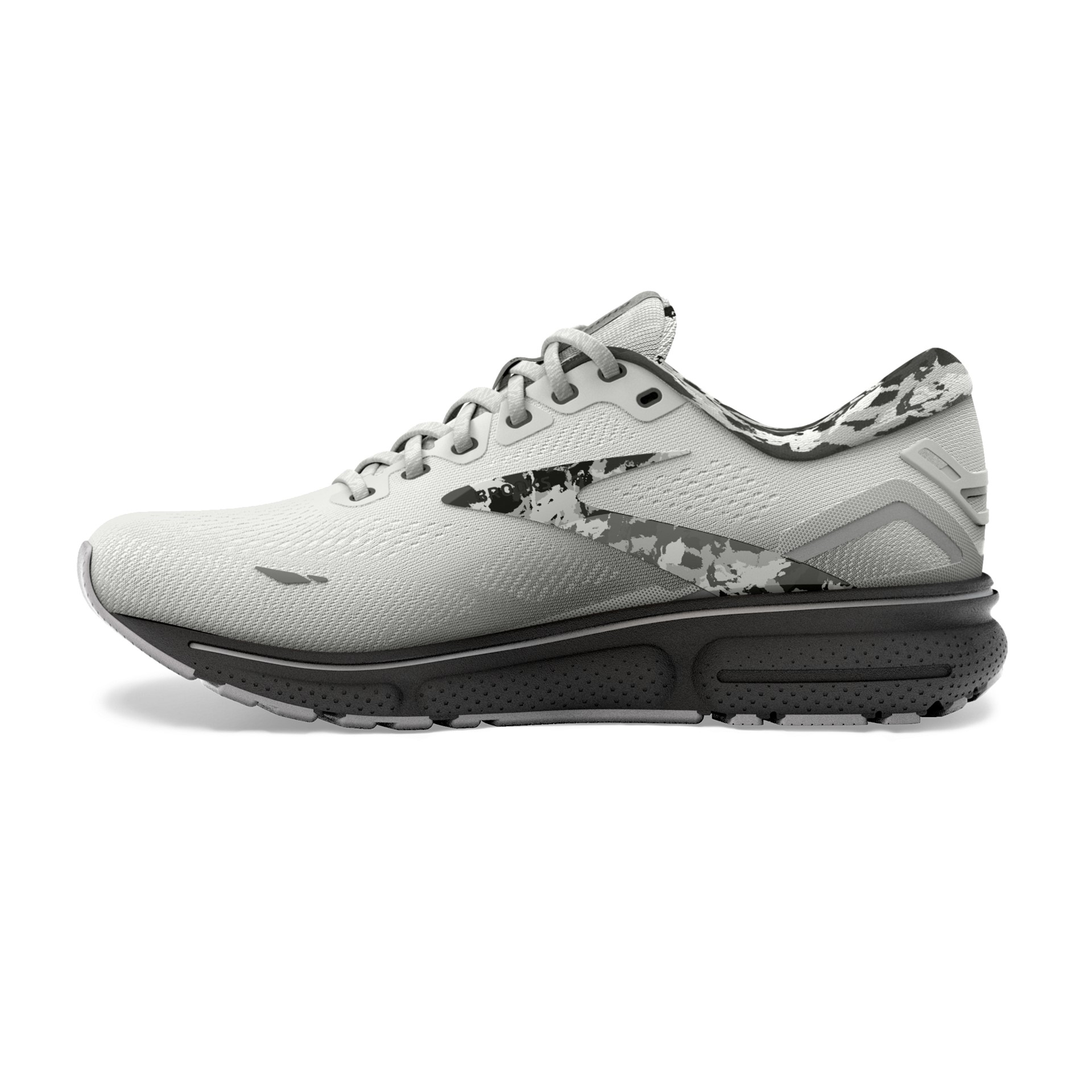 Brooks Ghost 15 Men\'s 12 GUC Gray Camo Running Shoes Athletic Brooks Ghost 15 Running Shoe - Men main image 4