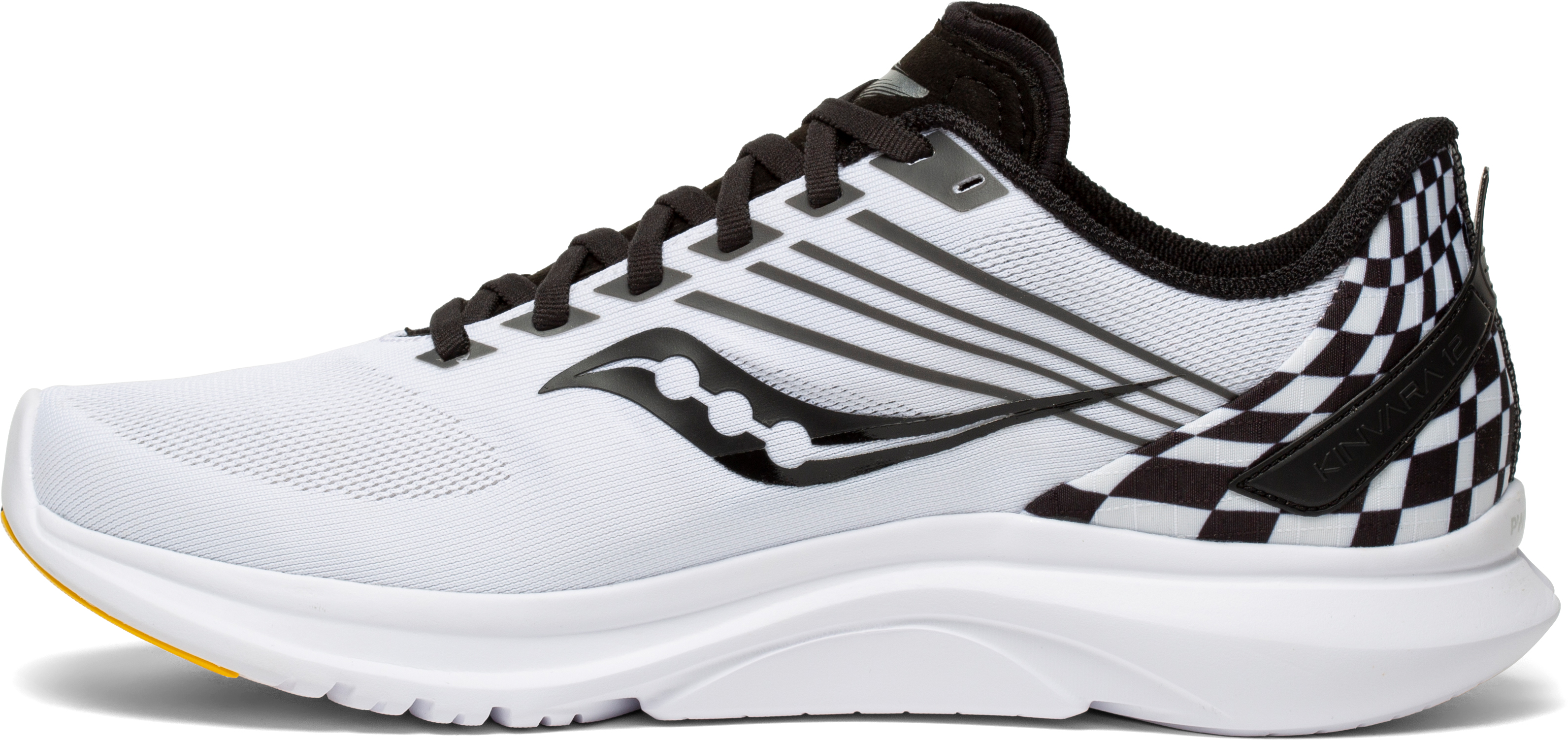 Saucony Kinvara 12‎ Men Running Shoes Black White Silver S20619-45 Size 12.5 Saucony Kinvara 12 Black Silver for sale | eBay main image 4