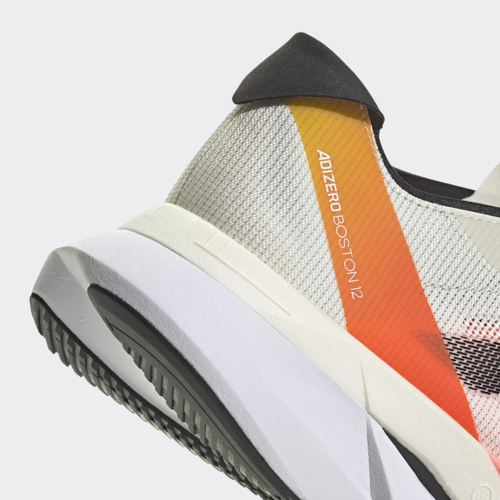 Adidas MEN'S BOSTON 12 IVORY/CORE BLACK/SOLAR RED