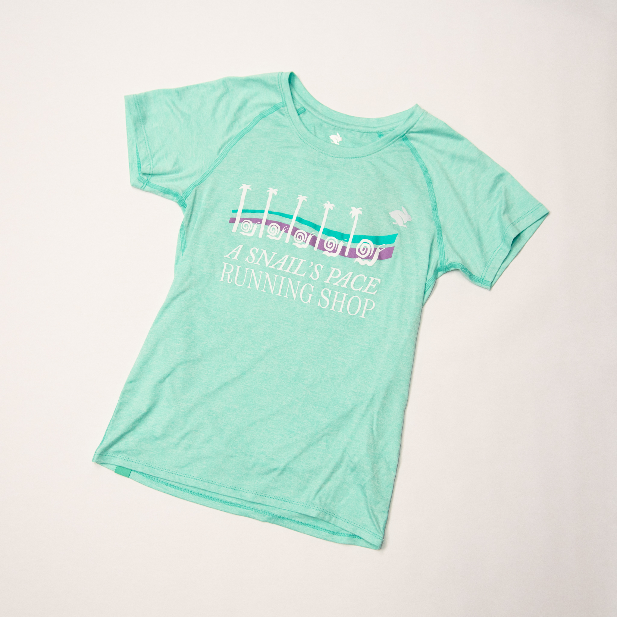 A SNAIL'S PACE RUN SHOP WOMEN'S A SNAIl'S PACE x RABBIT EZ TEE PALM
