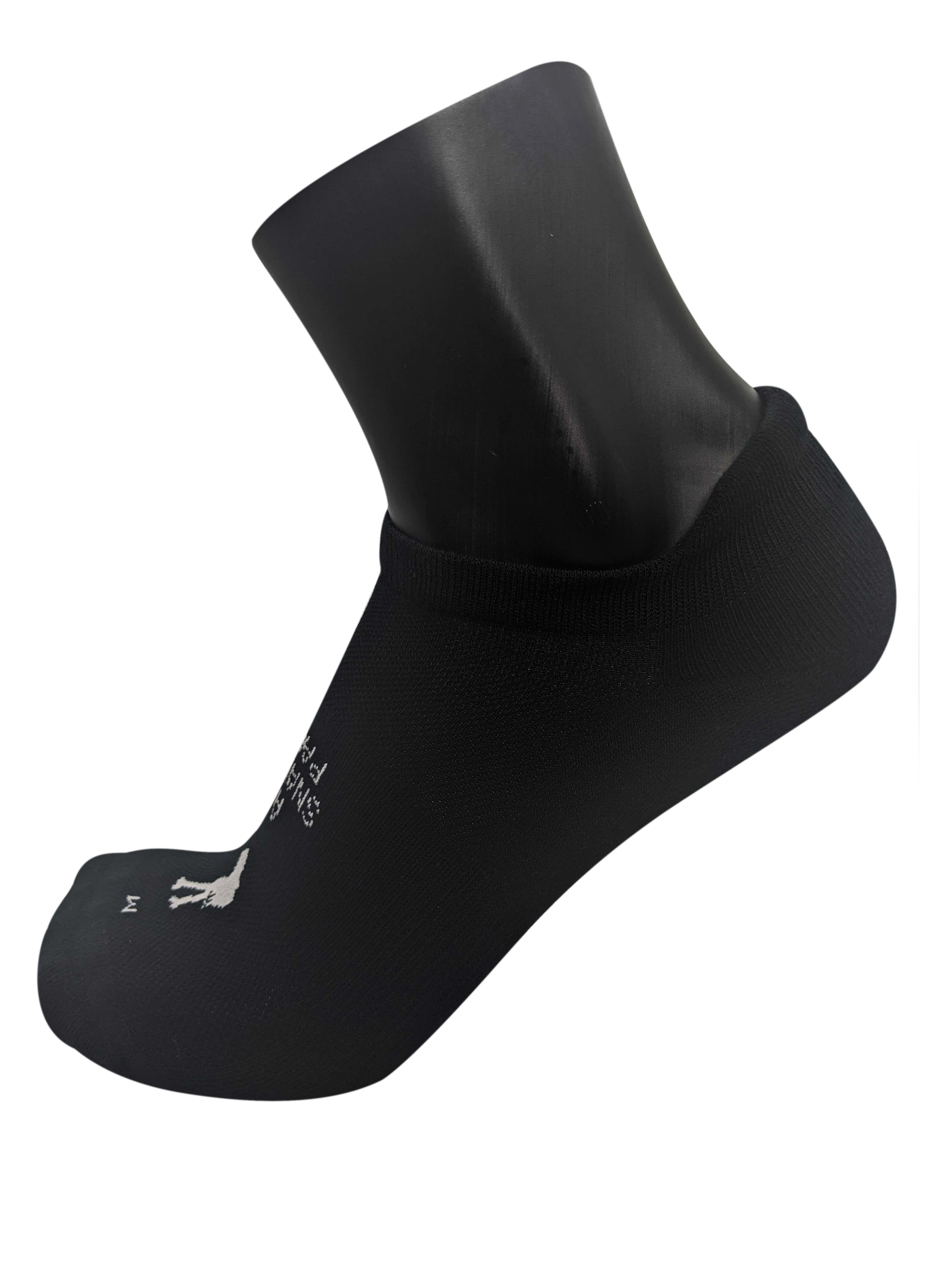 A SNAIL'S PACE RUN SHOP A SNAIL'S PACE MIDWEIGHT SOCKS BLACK