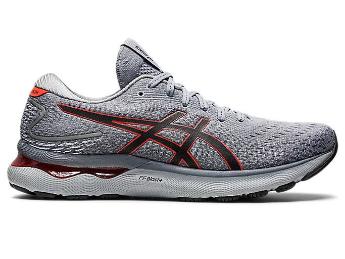 Asics Gel-Nimbus 24 Gray Orange Mens US Size 9.5 1011B359 Running Shoes Mens running shoes Asics GEL-NIMBUS 24 blue | AD Sport.store main image 2
