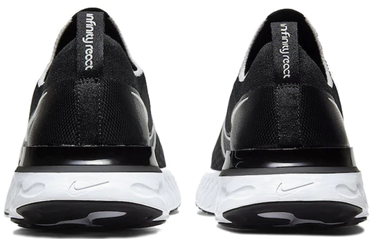 Nike React Infinity Run ブラック Nike React Infinity Run Flyknit CD4371-002 Black White