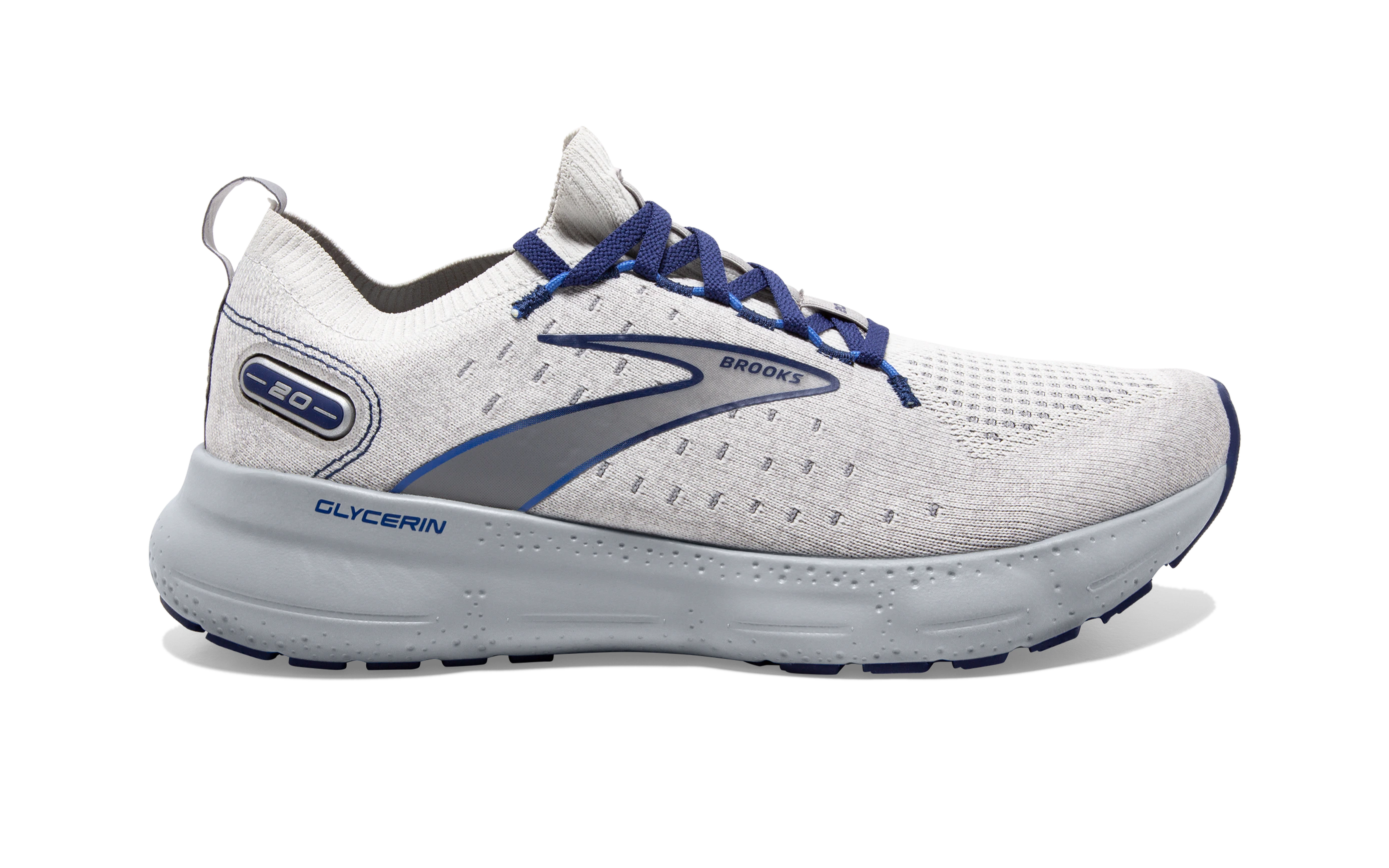 Brooks Glycerin StealthFit 20 Men\'s Running Shoes Blue Size 11.5 Dark Blue Brooks Mens Glycerin Stealthfit 21 Running Shoe  main image 4