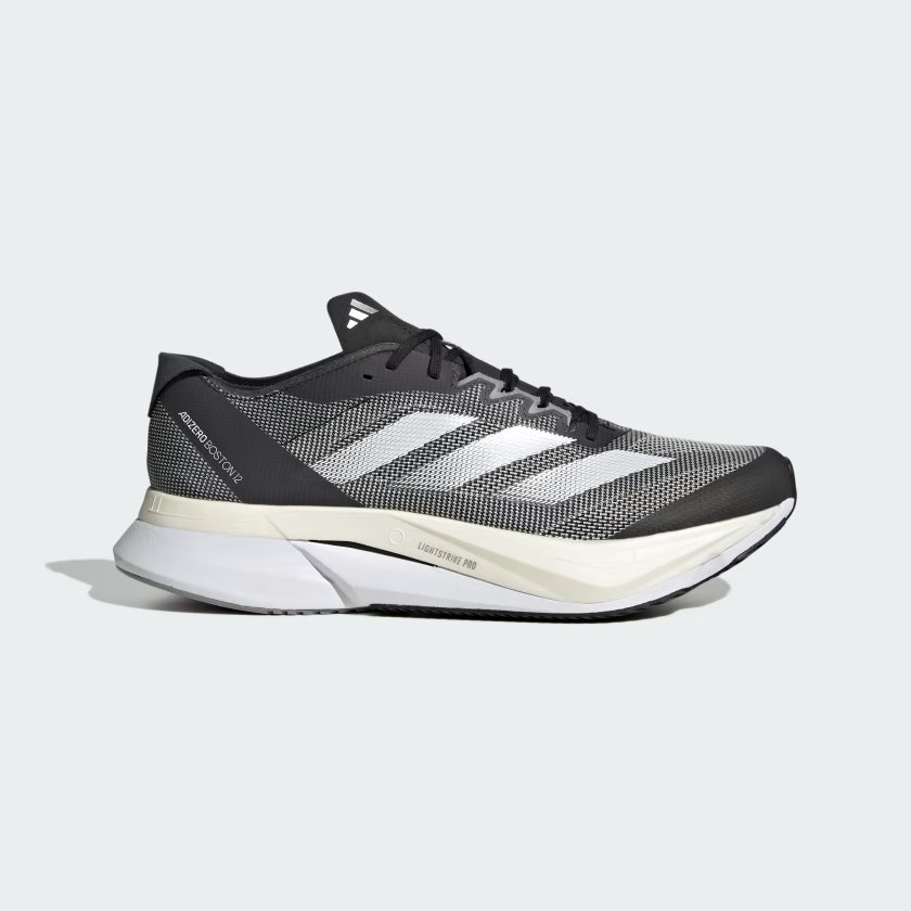 Adidas MEN'S BOSTON 12 cblack/ftwwht/carbon