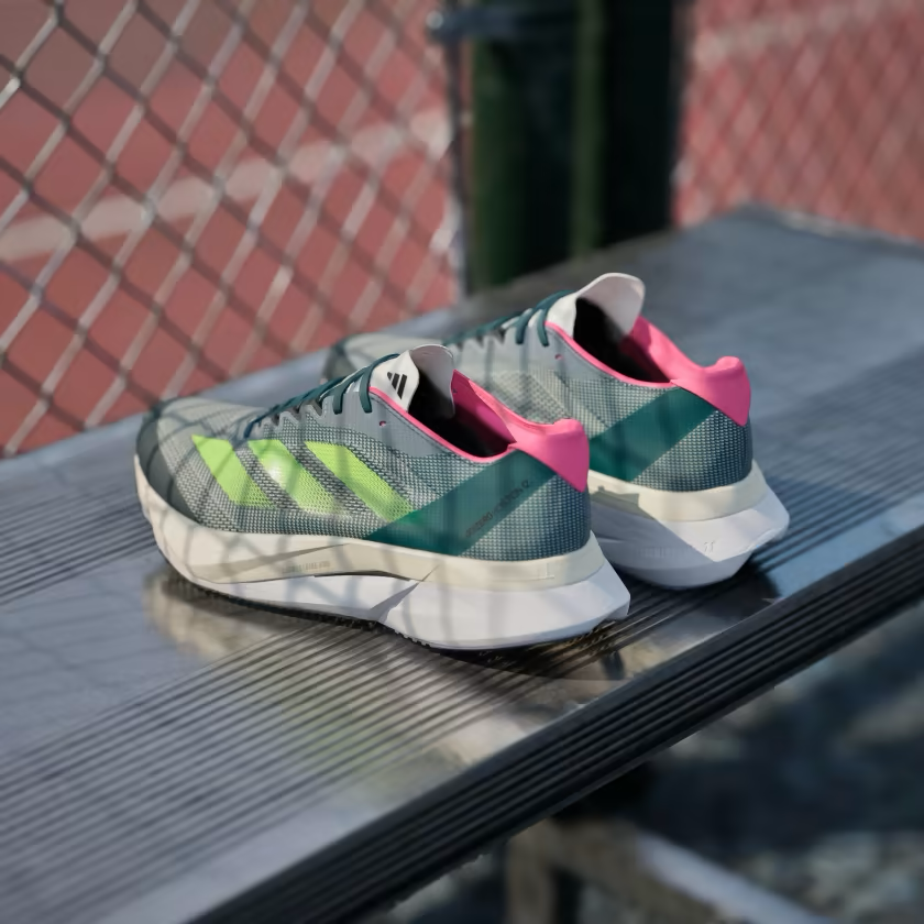 ADIDAS WOMEN'S BOSTON 12 ARCTIC NIGHT/LUCID LEMON/CARBON