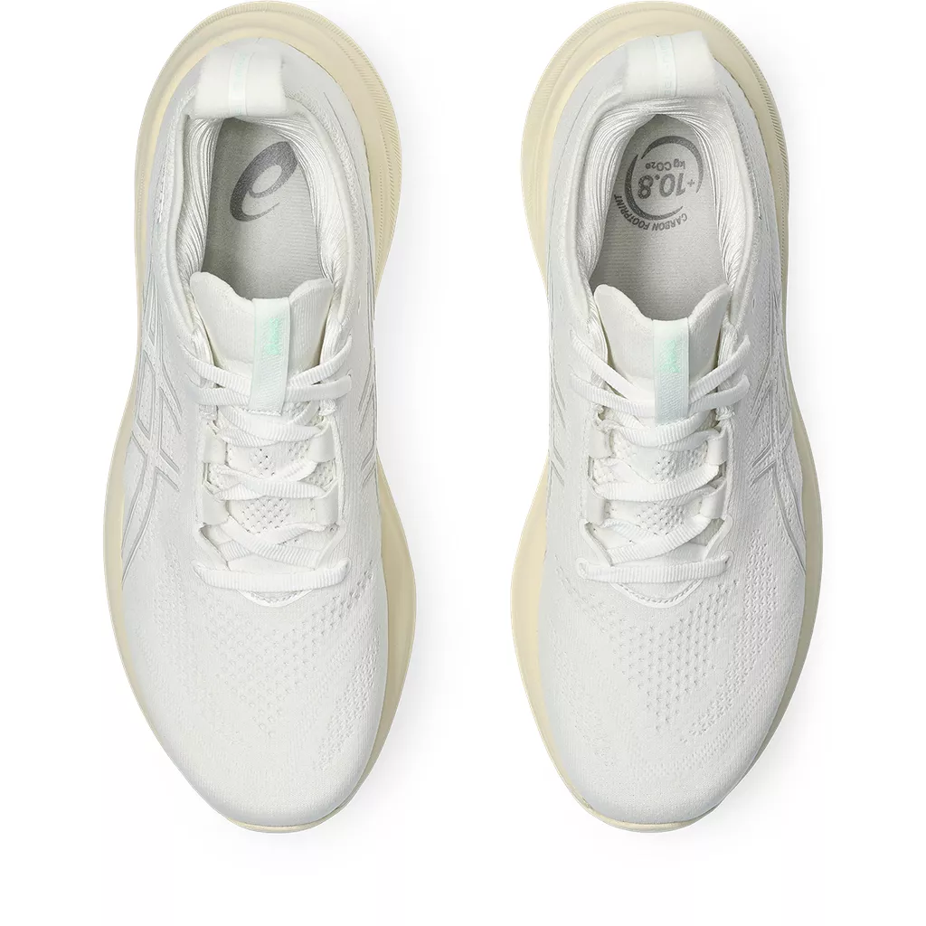 Asics - Mens Gel-Nimbus 26 Shoes, size 12 US mens, color white. ASICS Gel-Nimbus 26 White Off White Men main image 3