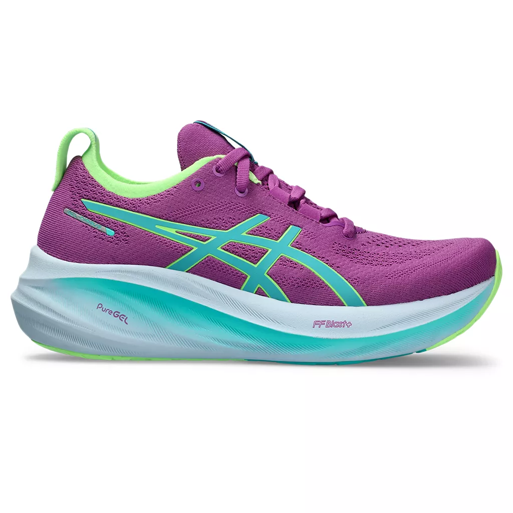 Asics WOMEN'S NIMBUS 26 LITE-SHOW/ILLUMINATE GREEN