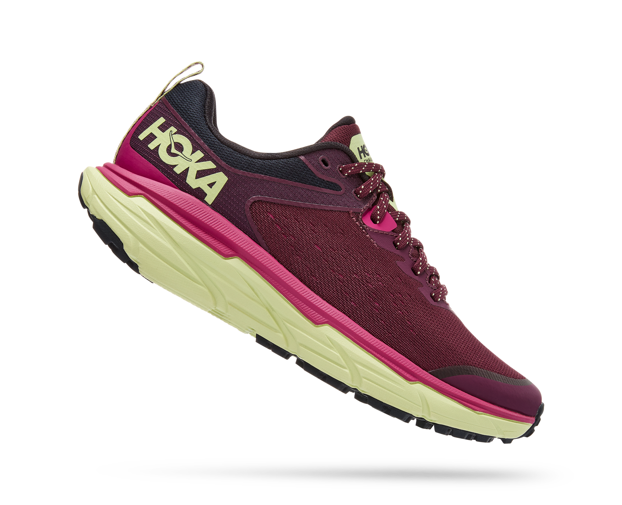 Y ホカ ホカオネオネ 1106512 / ウィメンズチャレンジャーATR6 D Hoka WOMEN'S CHALLENGER ATR 6 Grape Wine / Butterfly