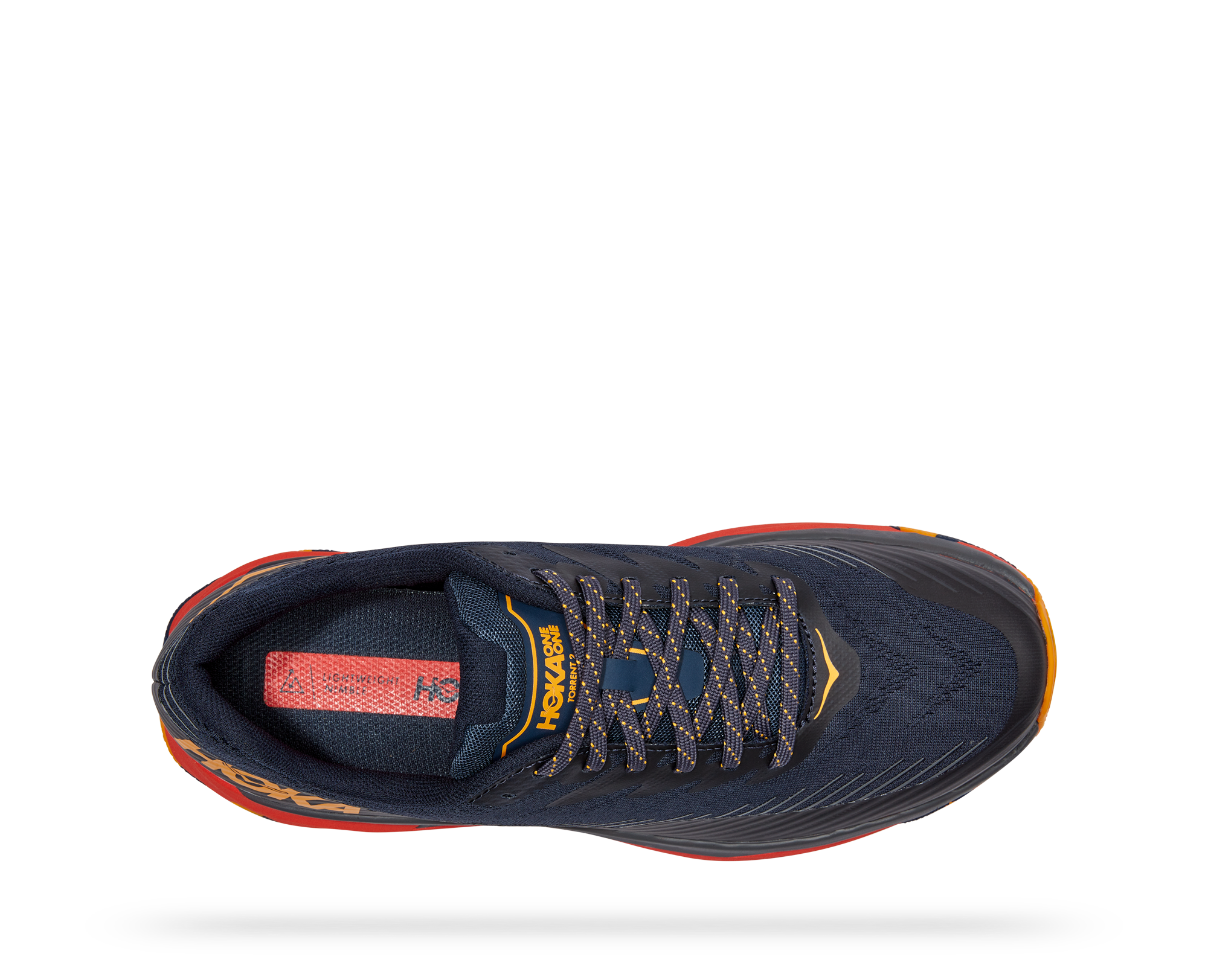 Hoka One One Torrent 2 Mens 10.5 Trail Running Shoes Black Orange 1110496 OSFS Hoka ONE ONE Torrent 2 Shoe Review | Light and Nimble on any  main image 3