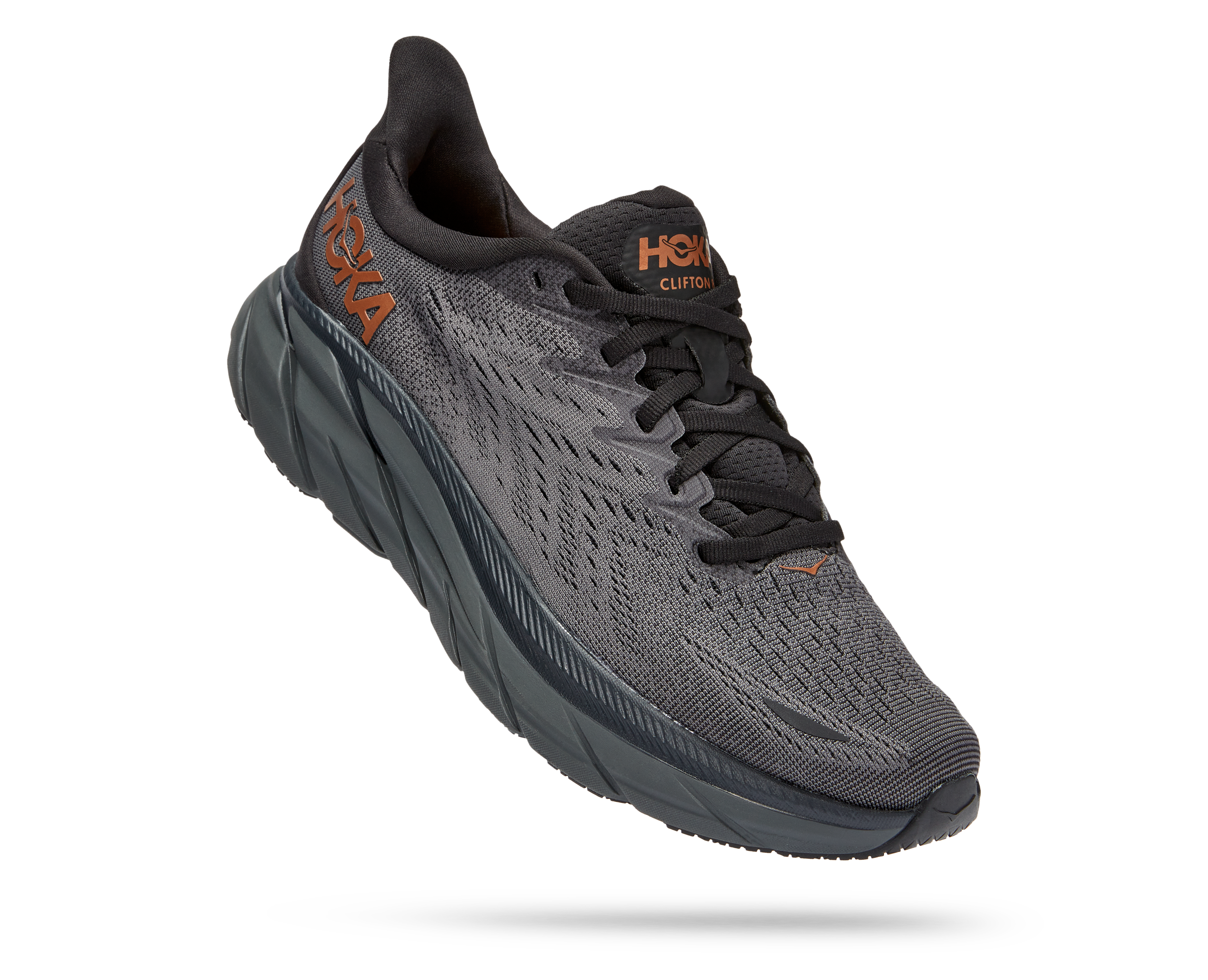 Hoka WOMEN'S CLIFTON 8 Black/Brown