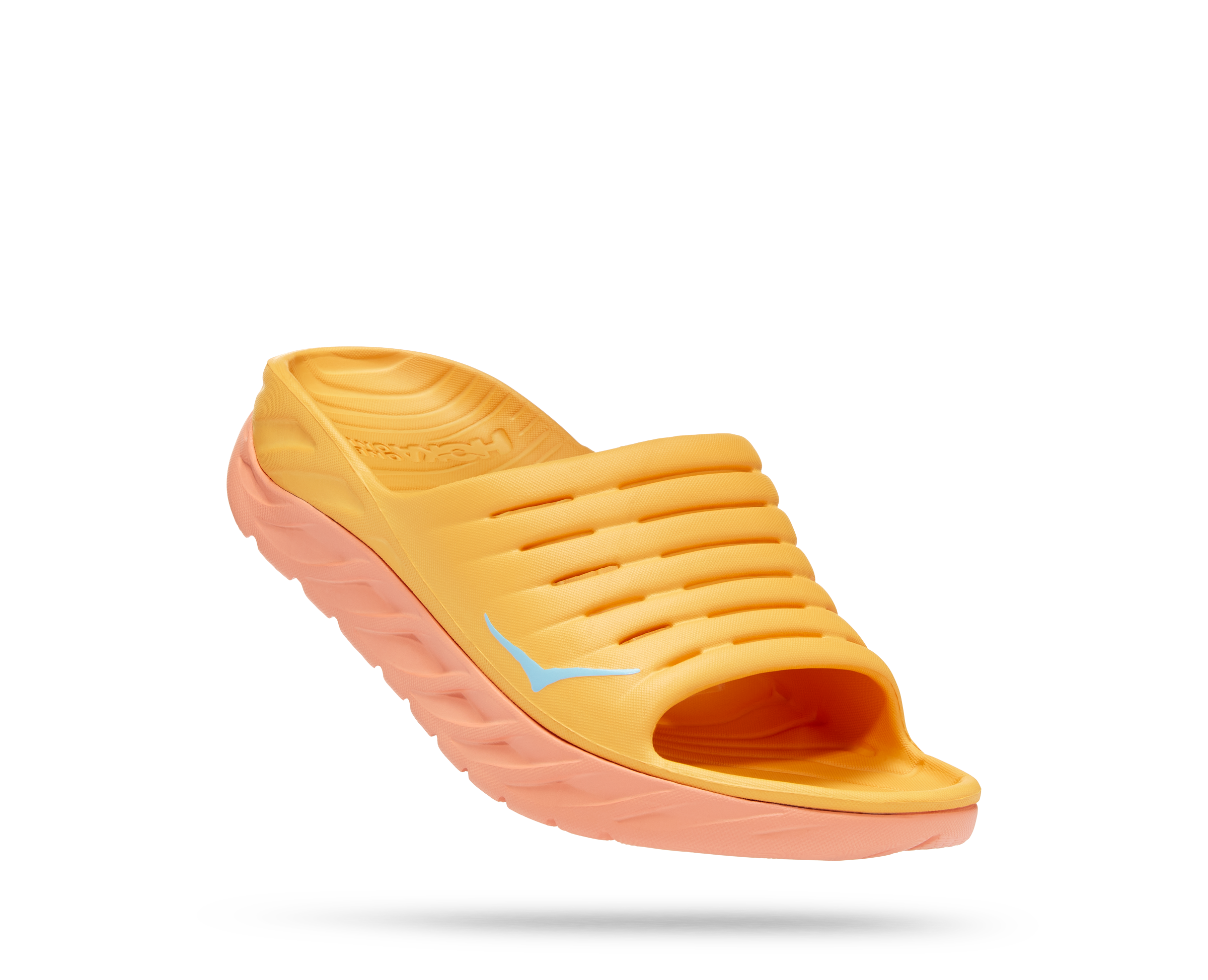 Hoka One One Ora Recovery Slide 2 Red Yellow Tie Dye Mens 9 Womens 11 Sandals Hoka Ora 3 Recovery Slides | TYLER main image 3