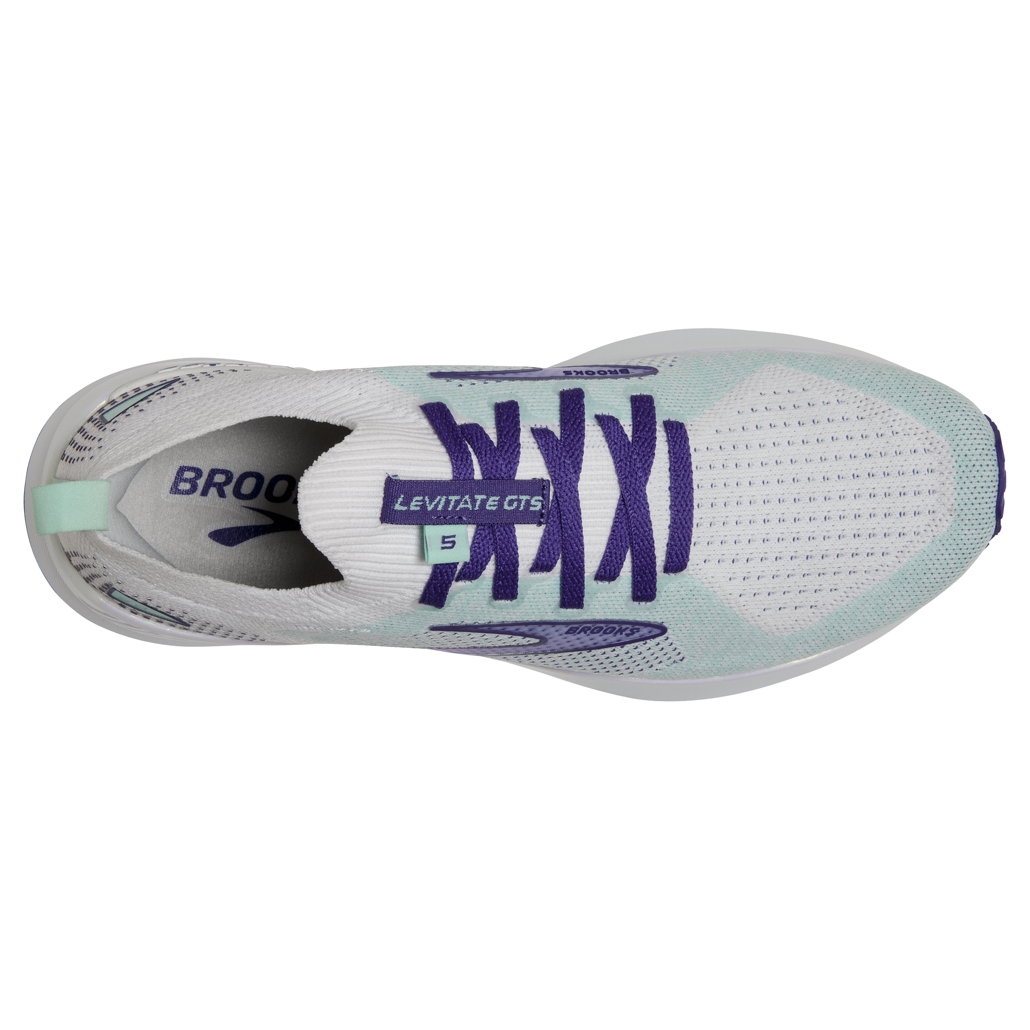 Brooks W Levitate GTS 5 Stealthfit White/Navy Blue/Yucca