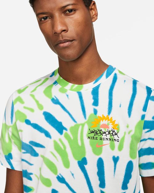 Tシャツ・カットソー Nav Official Celebration Streak Dye T-Shirt Celebration and Dance ドロップショルダーT-shirt B（シャドウ