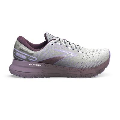 Brooks WOMEN'S GLYCERIN 20 White/Orchid/Lavender