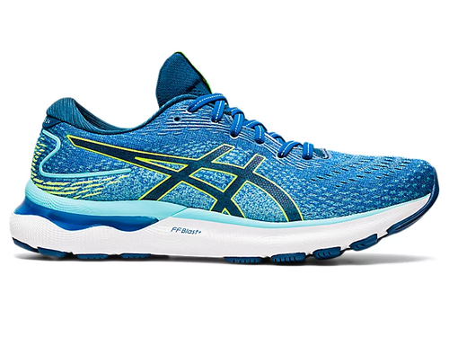 24 blue asics nimbus vs