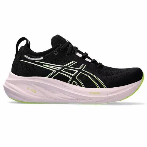 Asics WOMEN'S NIMBUS 26 BLACK/NEON LIME