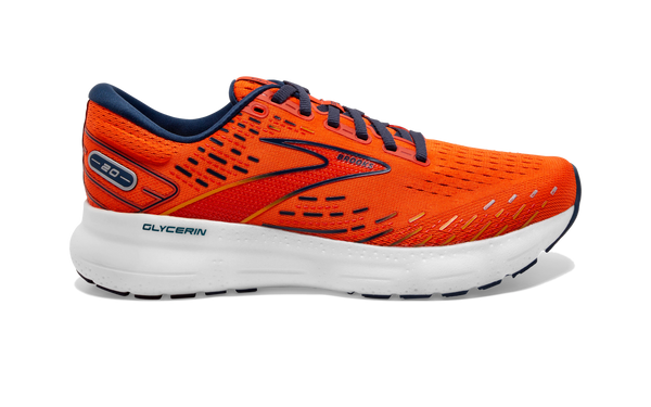 Brooks Glycerin 20 Men\'s Size 10.5 Gray Orange Athletic Running Shoes Sneakers Brooks Glycerin 20 Mens Size 13 Gray Orange Athletic Running  main image 4