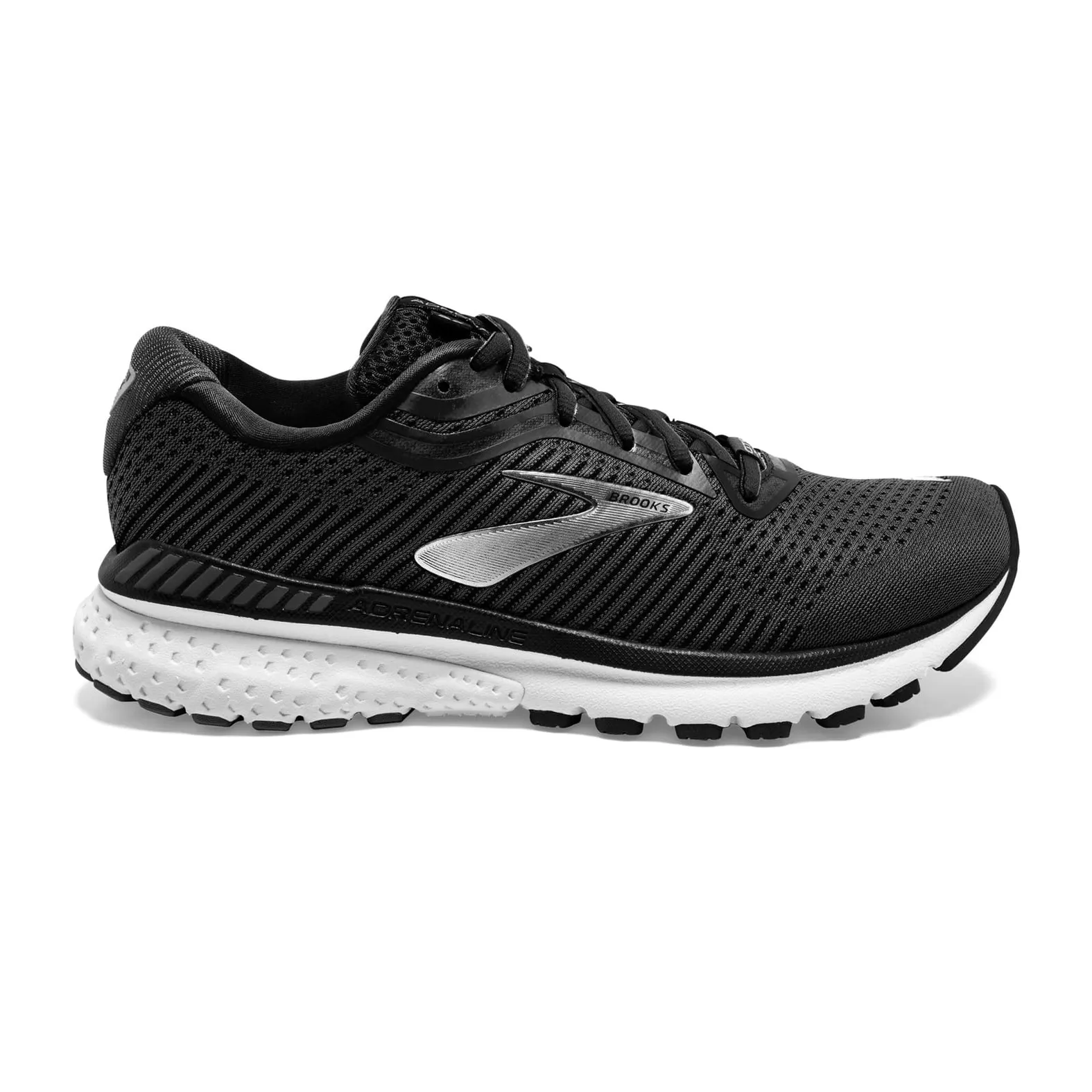 Brooks Adrenaline GTS 20‎ Black White Knitted size 7 Brooks Running Shoes Women 9B Adrenaline GTS 20 White Black  main image 4