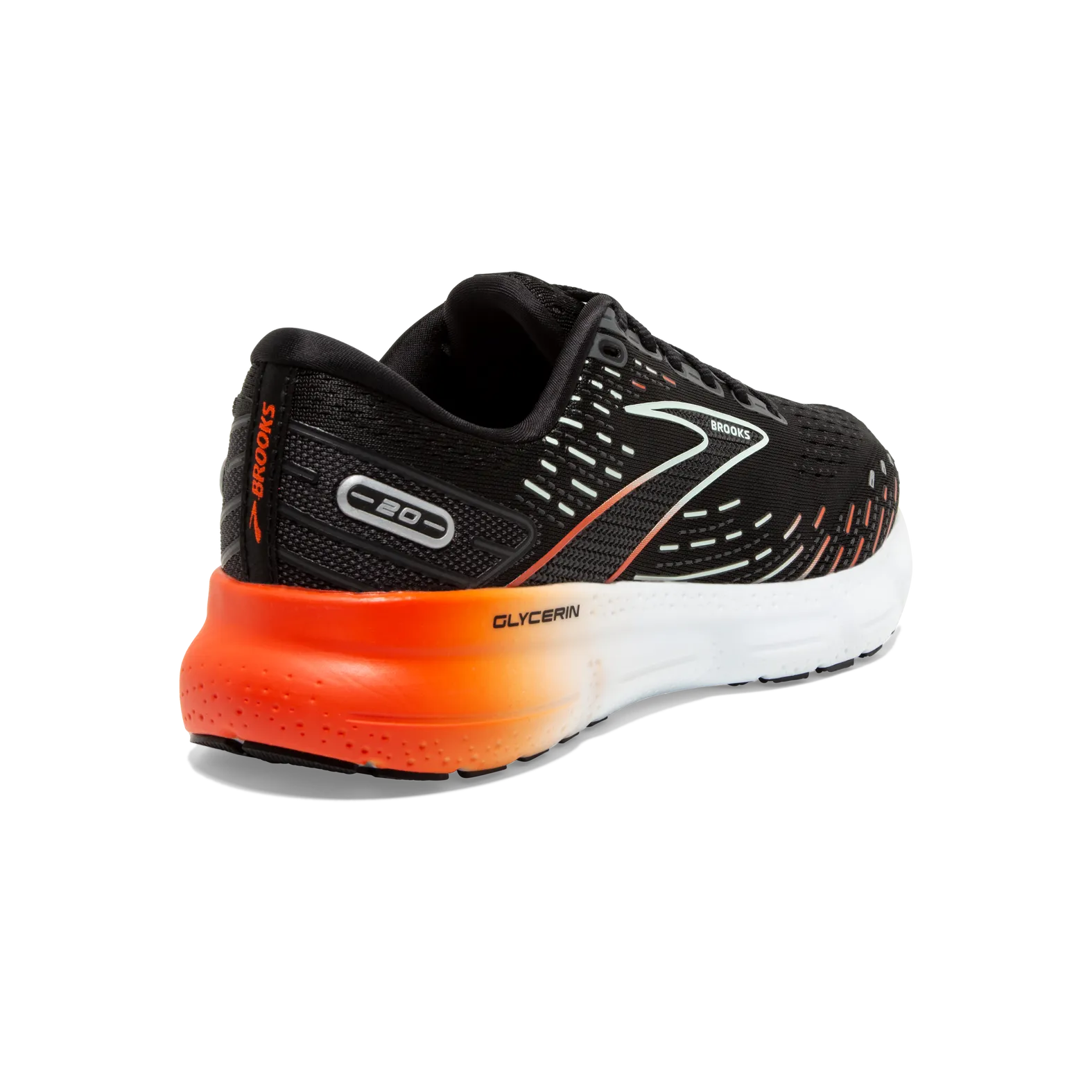 Brooks Glycerin‎ 20 Black Athletic Shoes Brooks Glycerin 20 Running Shoes - Triple Black- Size 8 New main image 4
