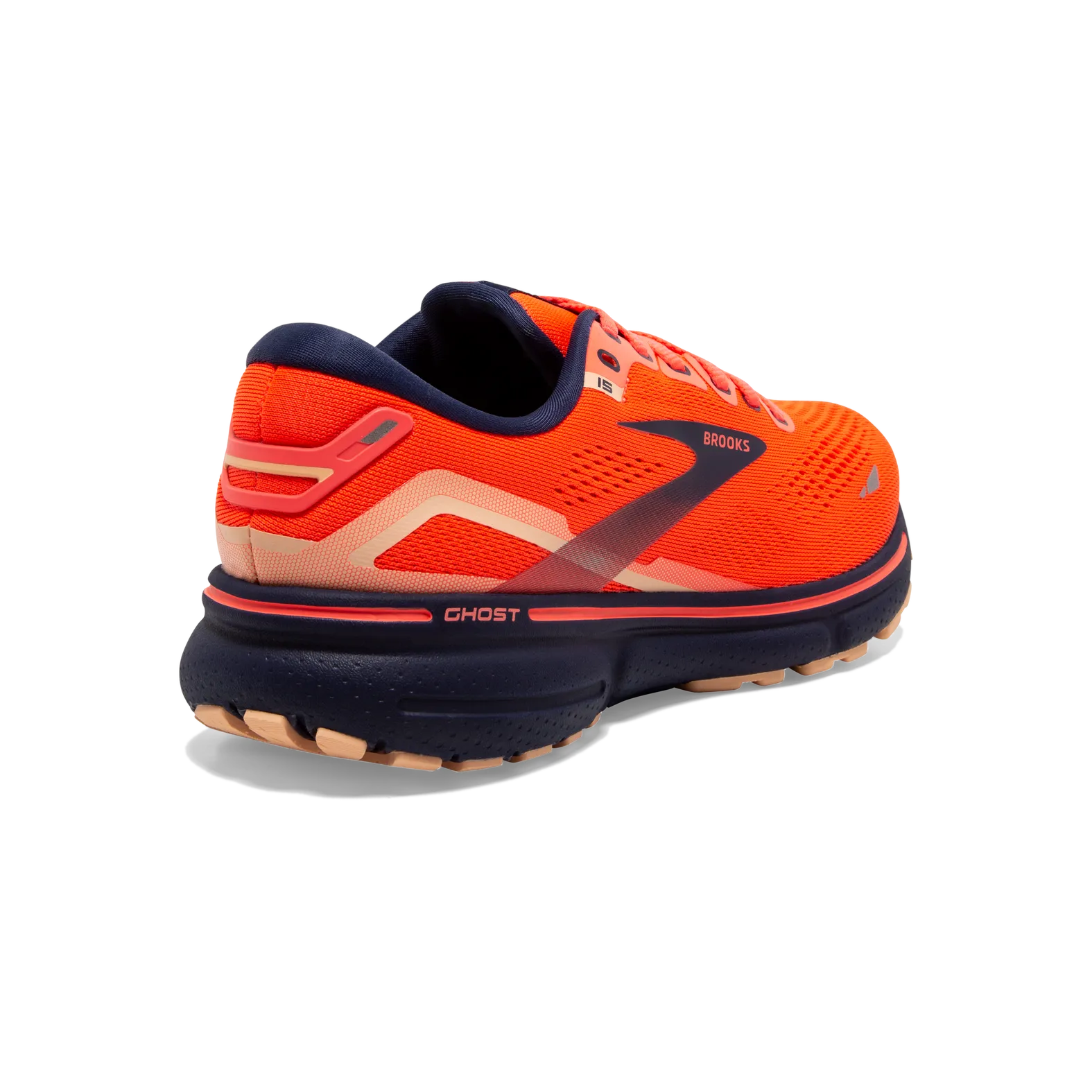 Brooks Ghost 15 Men’s Running Shoes Navy Orange Size 9.5 D - Very Good Brooks Ghost 15 Men main image 2