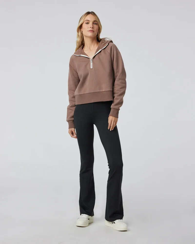 Vuori Restore Half Zip Hoodie CLOVE