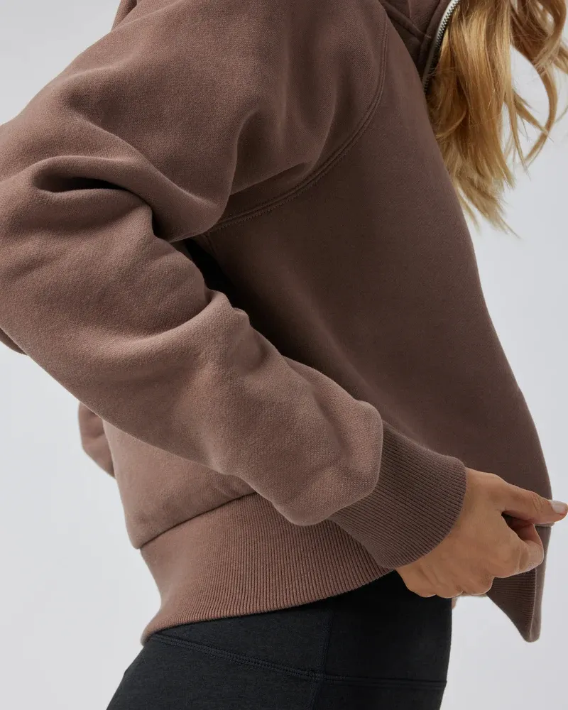 Vuori Restore Half Zip Hoodie CLOVE