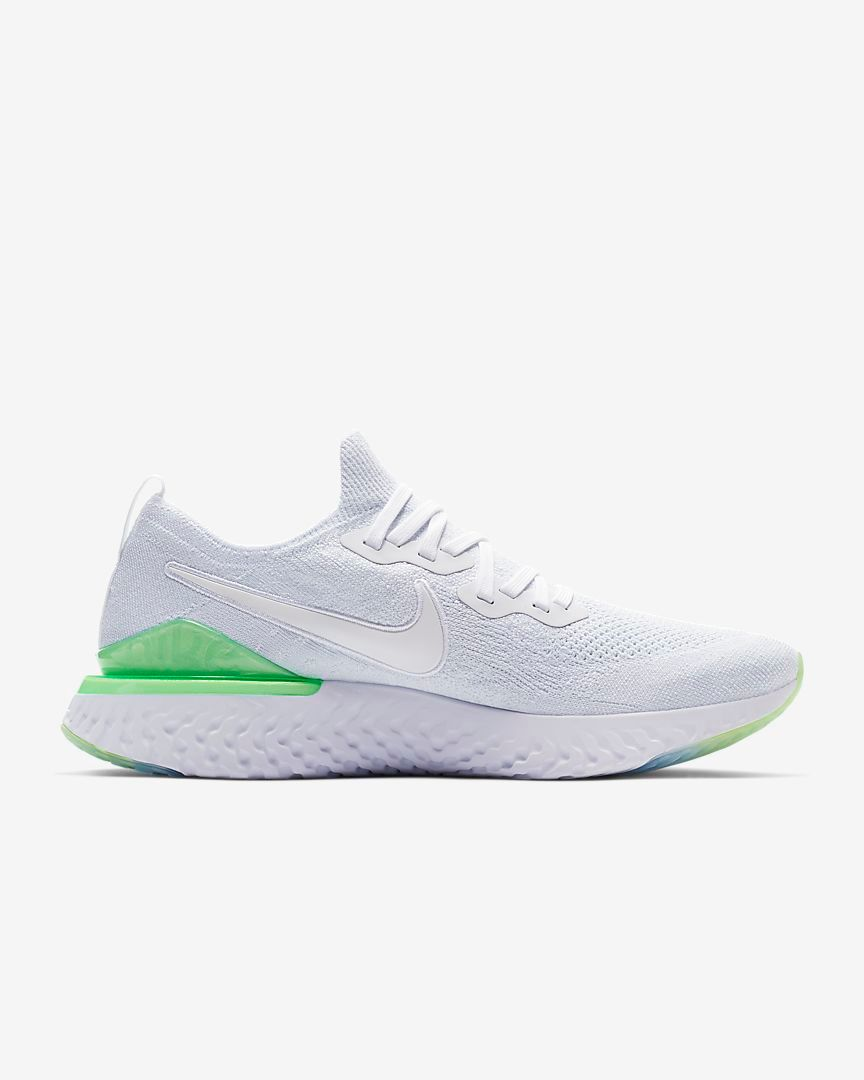 Nike react flyknit white best sale