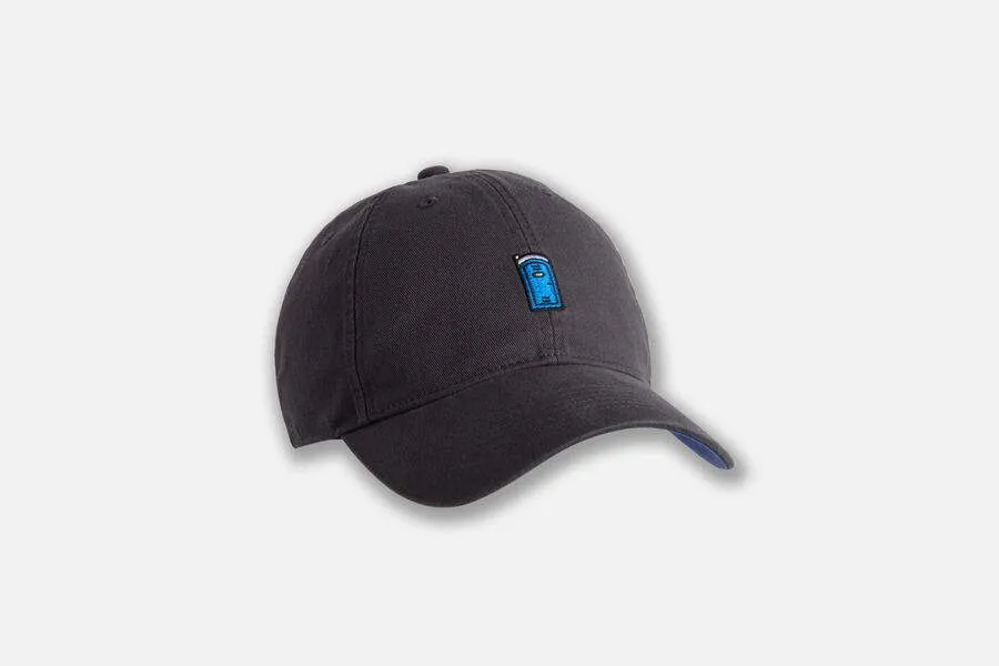 Brooks Heritage Run Cap Asphalt/Blue