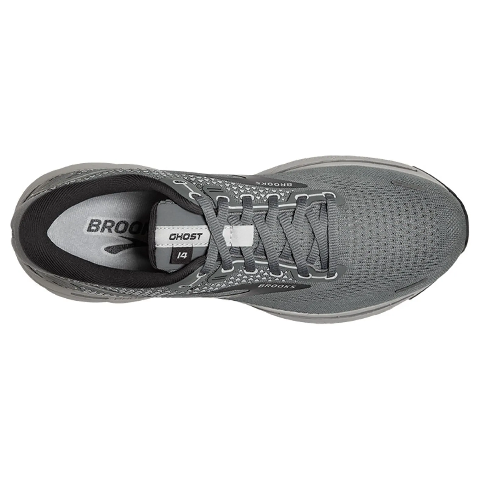 Brooks Shoes Mens 11 Ghost 14 1103691D067 Running Sneakers Gray Gym Athleisure Brooks Men main image 2
