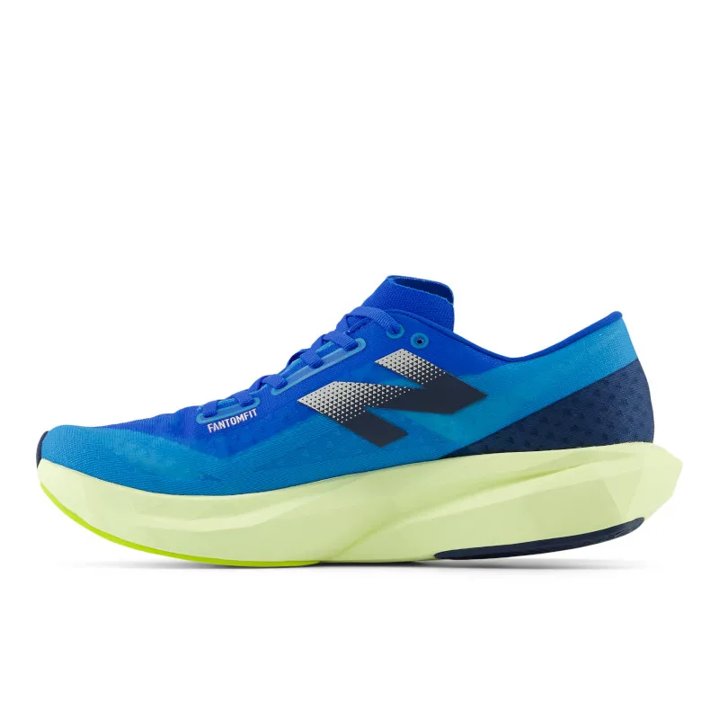 New Balance MEN'S FUELCELL REBEL V4 Spice Blue with Limelight and