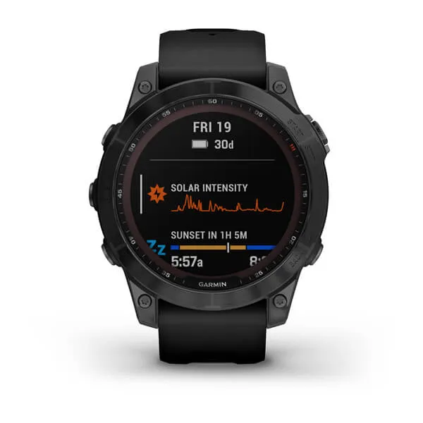 GARMIN fenix 7- Sapphire Solar Edition TIT/BLK