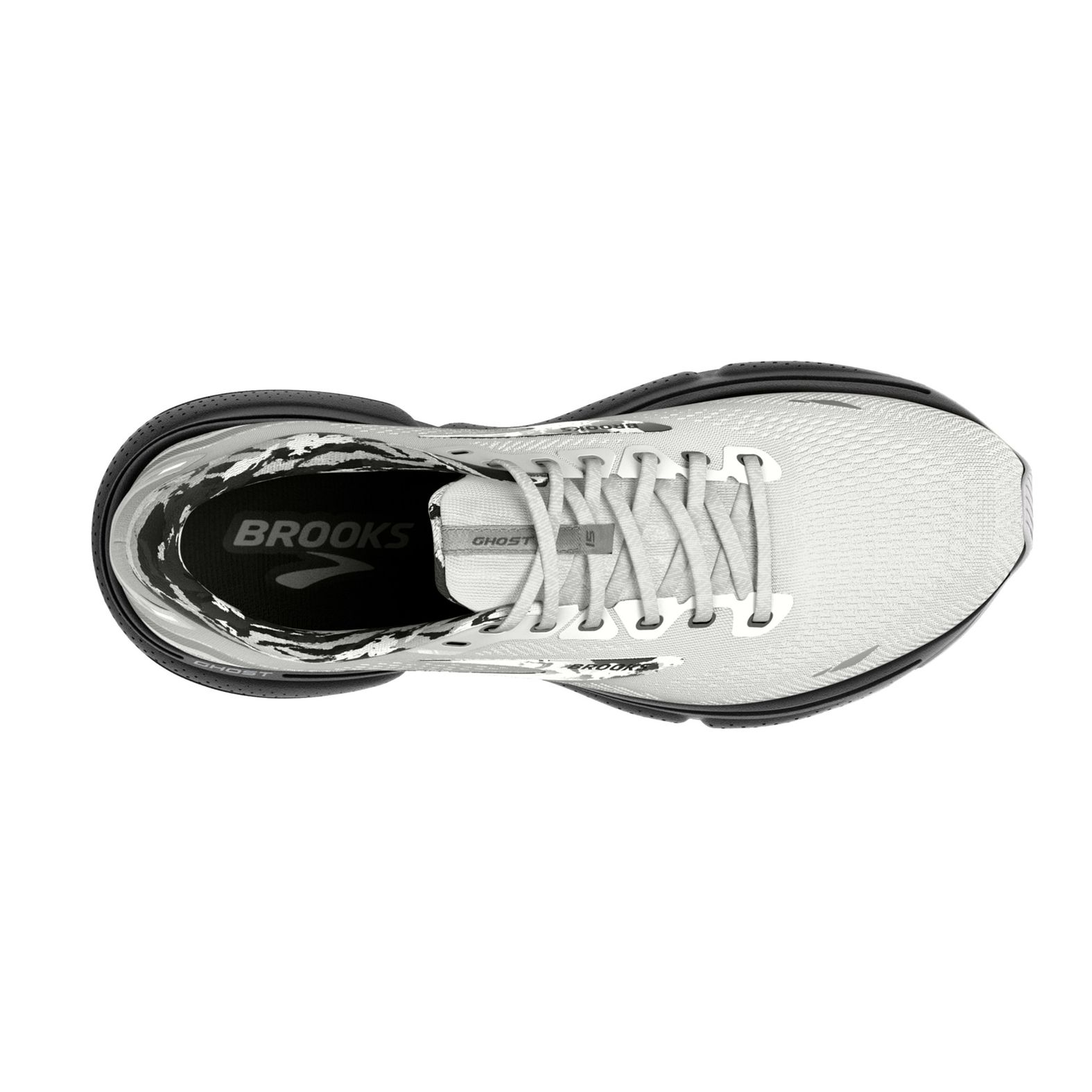 Brooks‎ Ghost 15  White/ebony/oyster Size 11 Brooks Ghost 15 - White - Ebony - Oyster – Fit2Run main image 4