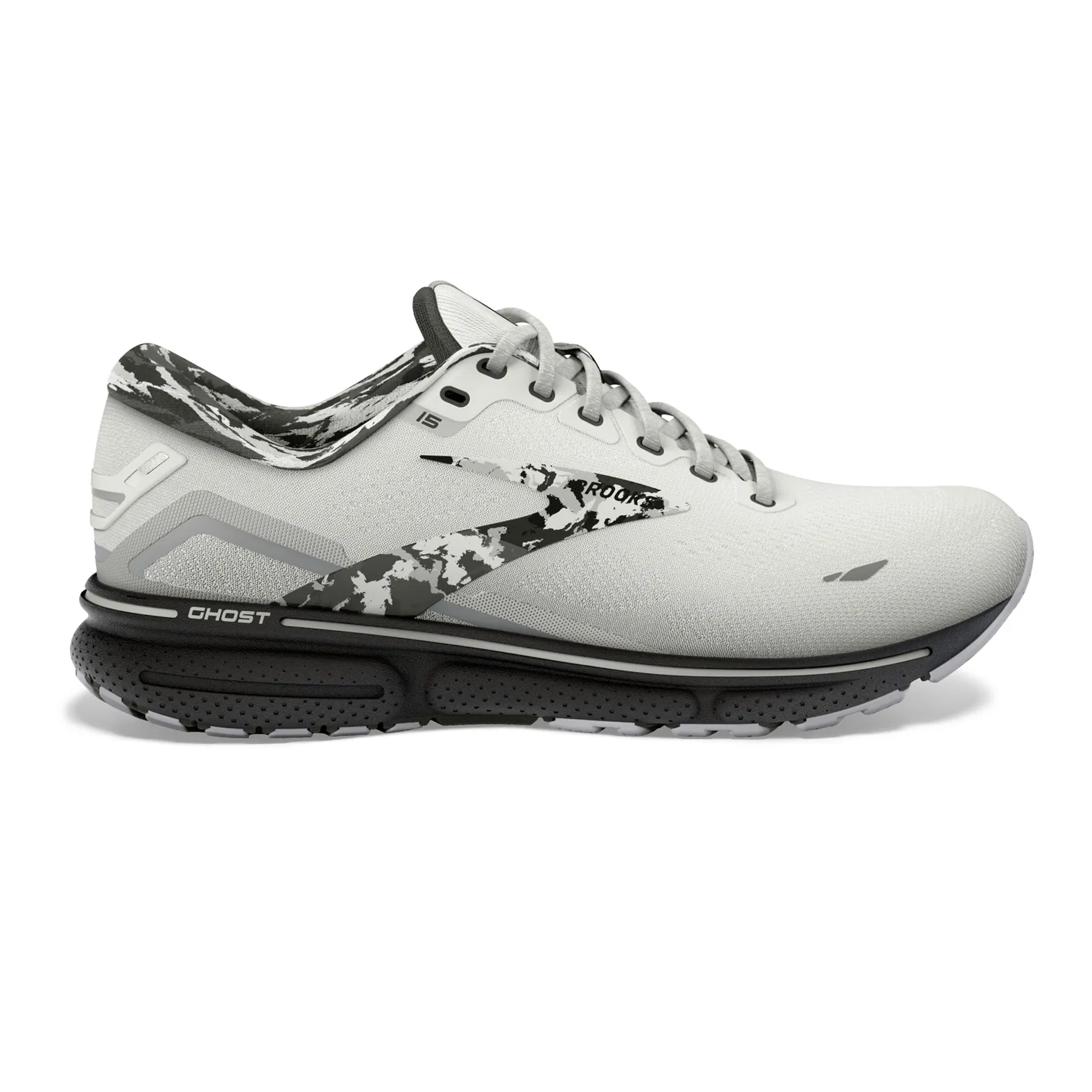 Brooks MEN S GHOST 15 White Ebony Oyster