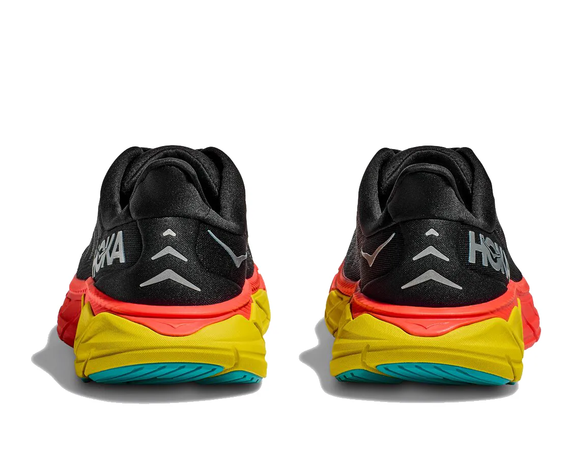 Hoka MEN'S ARAHI 6 BLACK / FLAME