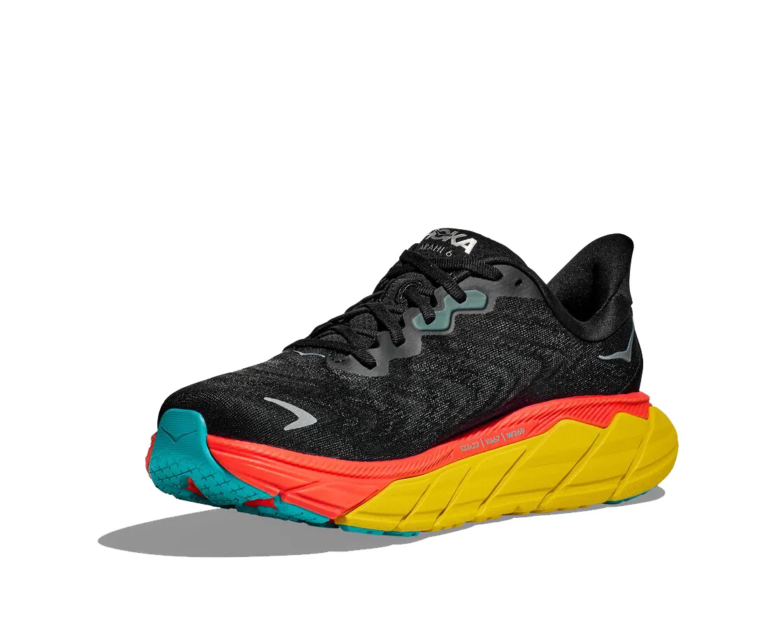 HOKA MEN\'S Arahi 6 Black Flame size 9.5 Hoka - Arahi 6 - Men main image 2