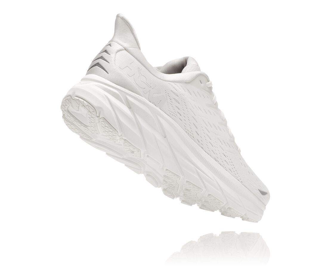 Hoka One One Men\'s Clifton 8 Running Sneaker Shoes in White Size 10.5 Hoka One One Men main image 4