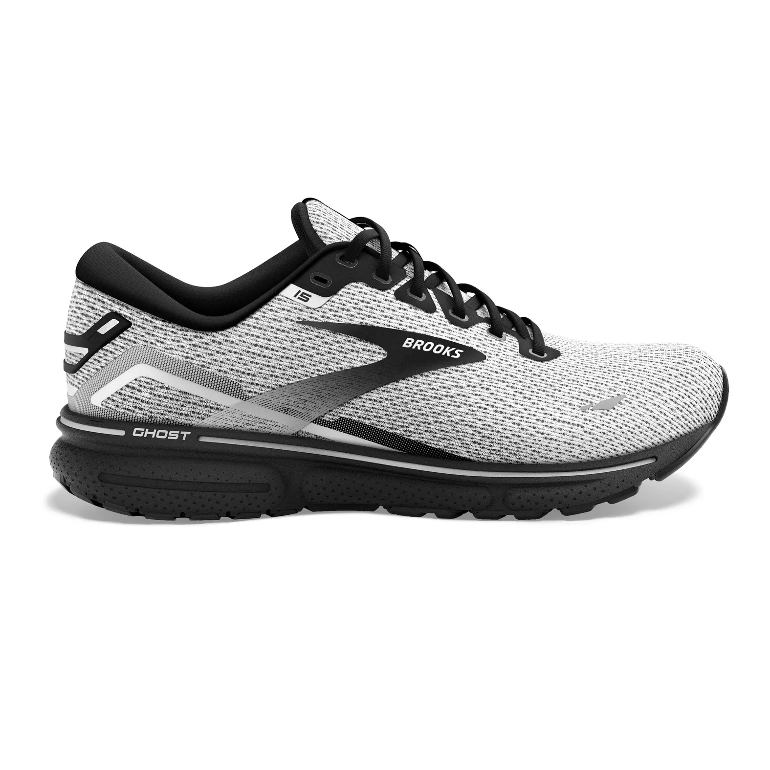 Brooks Men\'s Speckled Black‎ and White Athletic Shoes Brooks MEN main image 4