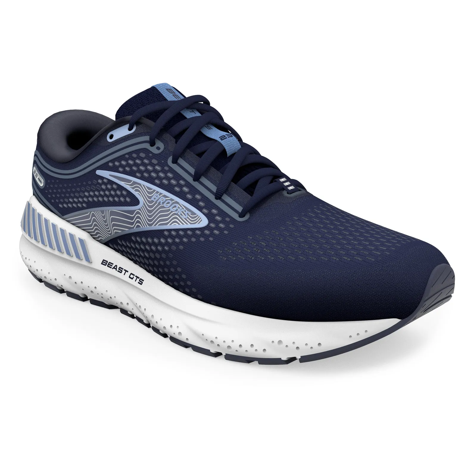 Brooks Beast GTS 23 Running Shoes Men Size 12.5 D Blue Mesh Comfort Low Sneakers Brooks Beast Sneakers for Men for Sale | Shop Men main image 2