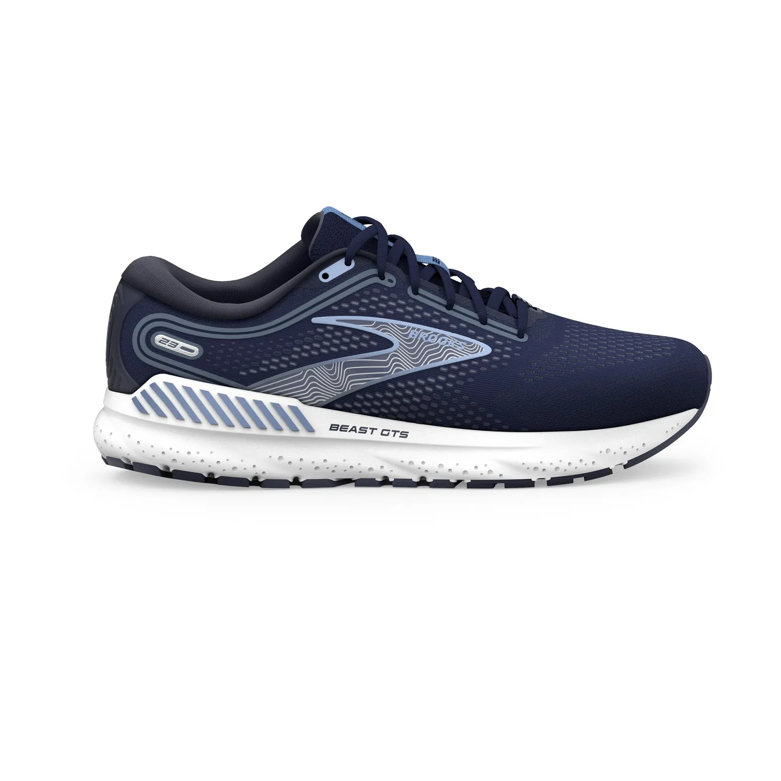 Brooks Beast GTS 23 Mens Size 10.5 D Blue Nightlife Running Gym Shoe 1104011D495 Brooks Men main image 3