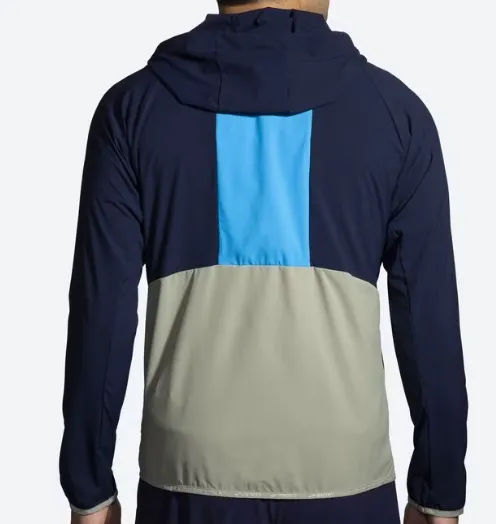 Brooks Men's Canopy Jacket | Breathable Water-Resistant Shell With 100% Recycled Materials