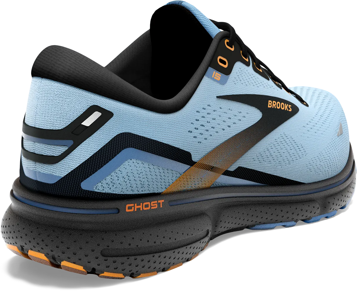 Brooks ghost 15Running Shoes in Light Gray with Navy and Orange Accents Tested: Brooks Ghost 15 Review main image 2