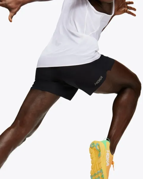 HOKA M GLIDE 5 SHORT ブラック + Tシャツ Hoka M GLIDE 5