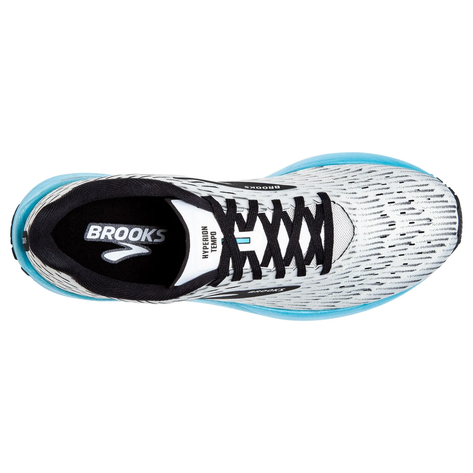 Brooks Hyperion Tempo Shoes Mens Size 9.5 D Blue Running Cushioned Trainer Brooks Hyperion Tempo Black Blue for sale | eBay main image 2