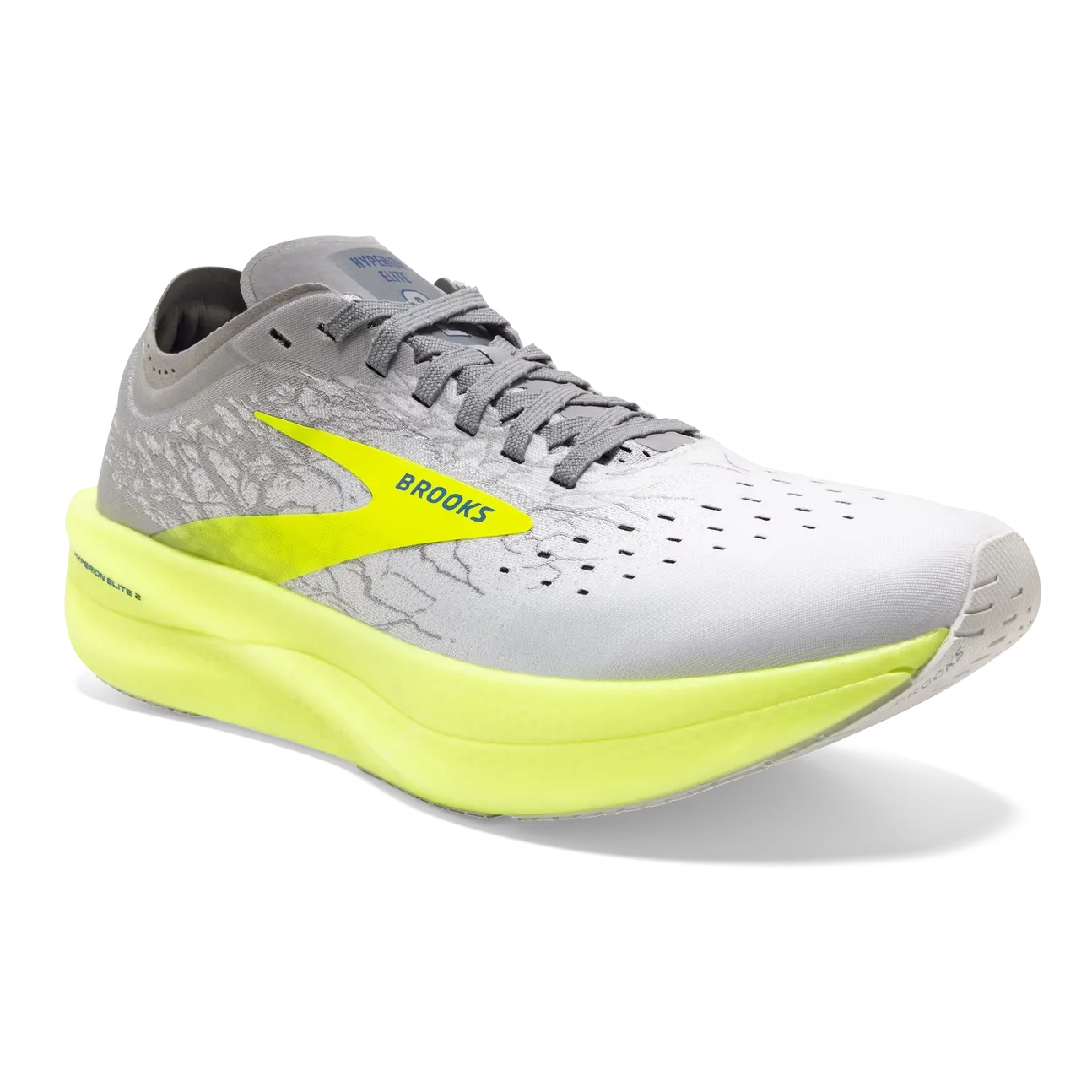 BROOKS HYPERION ELITE 2 グレー/イエロー　26cm Brooks UNISEX HYPERION ELITE 2 111